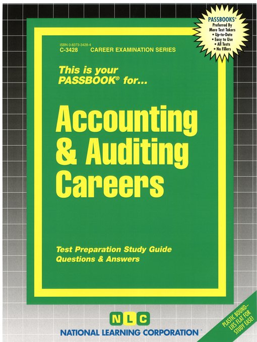 Title details for Accounting & Auditing Careers by National Learning Corporation - Available
